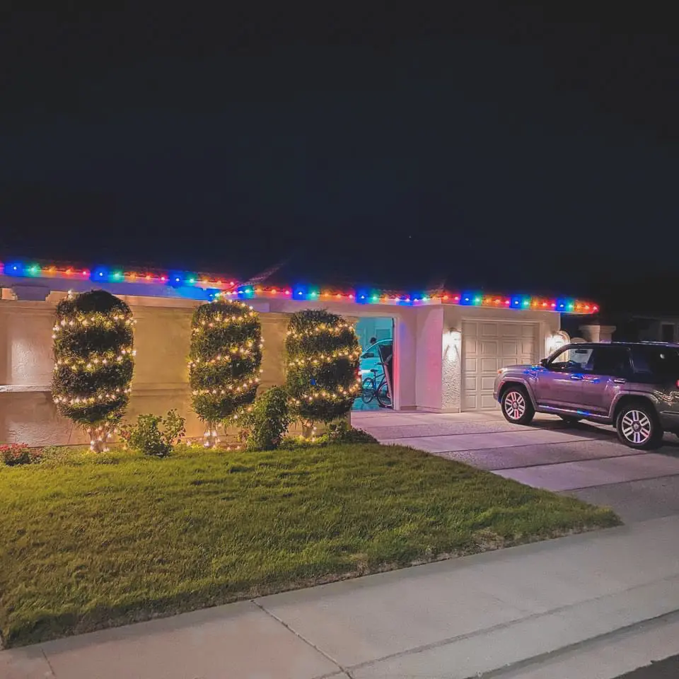 Modesto Residential Christmas Lights Installation