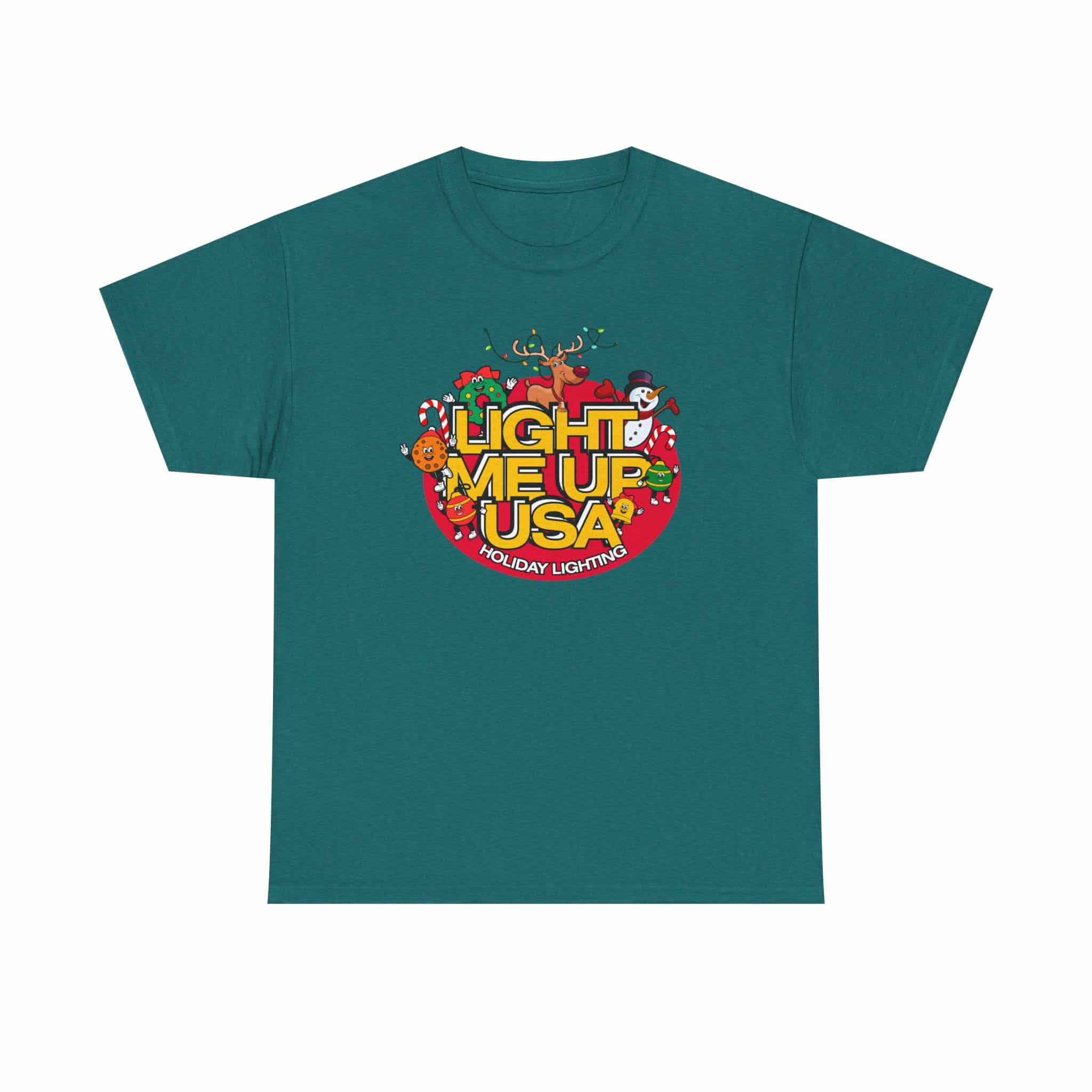 Light Me Up USA Graphic Tee, Unisex Cotton T-Shirt, Holiday Celebration Shirt, Festive Apparel, Gifts for Friends & Family - Image 10